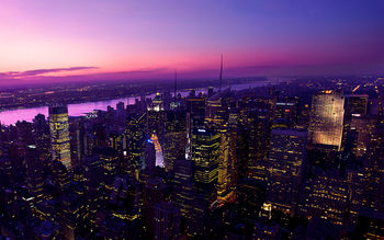 Twilight in New York City screenshot