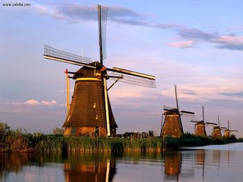 Windmills, Kinderdijk, Netherlands screenshot