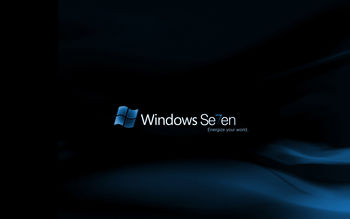 Windows 7 Energize Your World screenshot