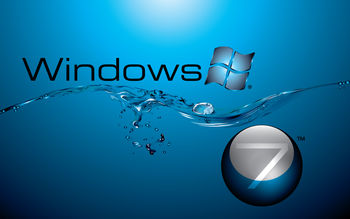 Windows 7 in Water Flow screenshot