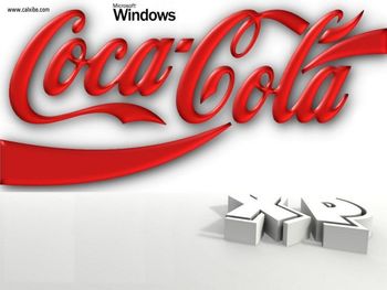 Windows XP - Coca Cola screenshot