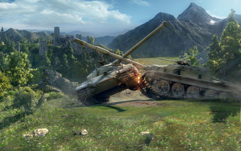 World of Tanks Battle screenshot