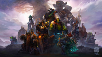 World of Warcraft Characters 4K screenshot