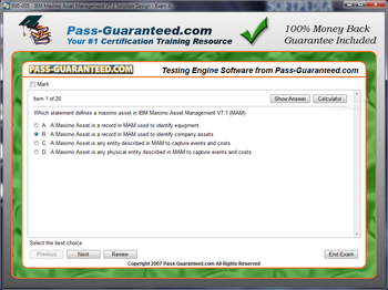 000-005 - IBM Maximo Asset Management V7.1 Solution Design screenshot 2