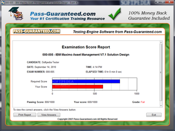 000-005 - IBM Maximo Asset Management V7.1 Solution Design screenshot 3