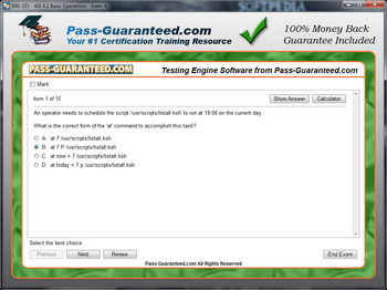 000-103 - AIX 6.1 Basic Operations screenshot 2