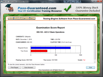 000-103 - AIX 6.1 Basic Operations screenshot 3