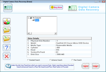 001Micron Digital Camera Data Recovery screenshot