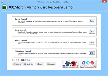 001Micron Memory Card Recovery screenshot