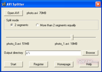 008Soft AVI Splitter screenshot 3