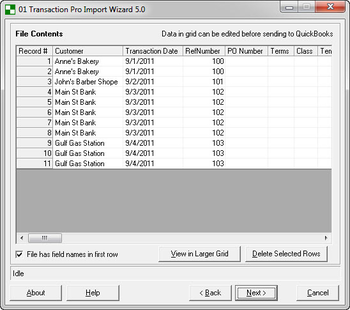 01 Transaction Pro Import Wizard screenshot 3