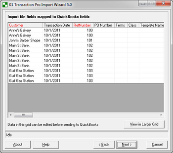 01 Transaction Pro Import Wizard screenshot 5