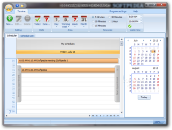 1-2-3 Calendar Freeware screenshot