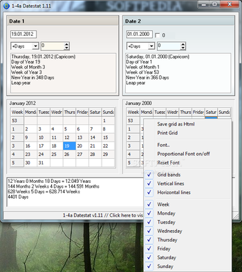 1-4a Datestat screenshot 2