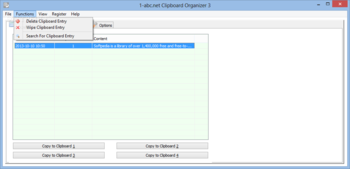 1-abc.net Clipboard Organizer screenshot 5
