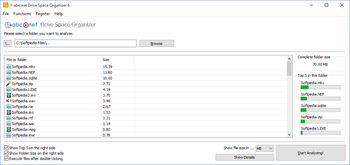 1-abc.net Drive Space Organizer screenshot