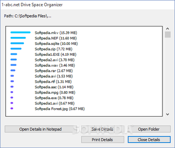 1-abc.net Drive Space Organizer screenshot 5