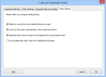 1-abc.net Duplicate Finder screenshot 7