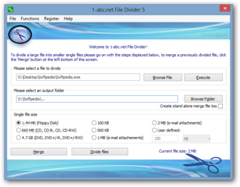 1-abc.net File Divider screenshot