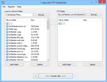 1-abc.net FTP Organizer screenshot