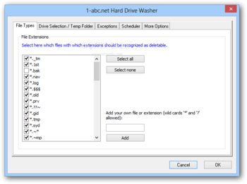 1-abc.net Hard Drive Washer screenshot 5