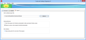 1-abc.net Hotkey Organizer screenshot 3