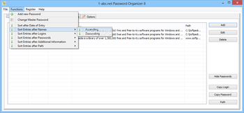 1-abc.net Password Organizer screenshot 7