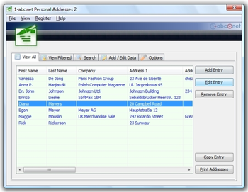 1-abc.net Personal Addresses screenshot