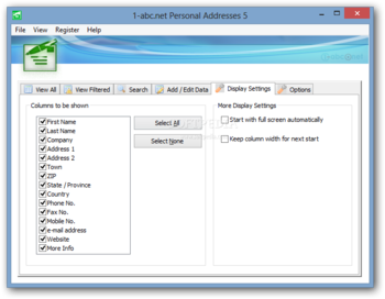 1-abc.net Personal Addresses screenshot 3