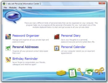 1-abc.net Personal Information Center screenshot