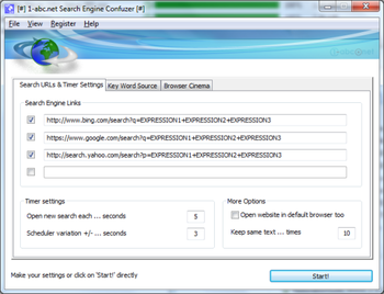 1-abc.net Search Engine Confuzer screenshot