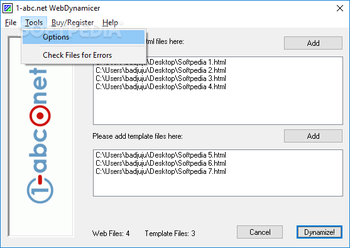1-abc.net WebDynamicer screenshot 4