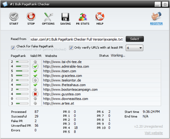 #1 Bulk PageRank Checker screenshot