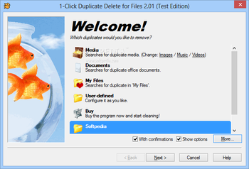 1-Click Duplicate Delete for Files screenshot
