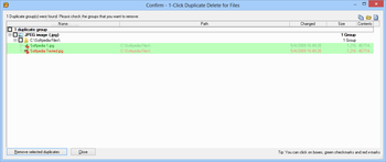 1-Click Duplicate Delete for Files screenshot 7