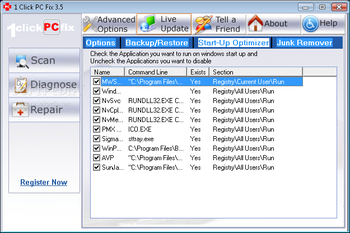 1 Click PC Fix screenshot 3