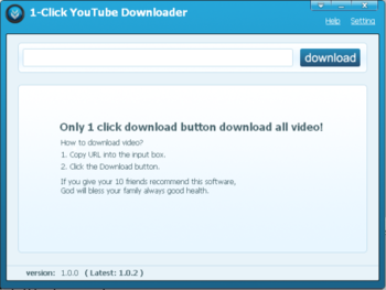 1-Click YouTube Downloader screenshot