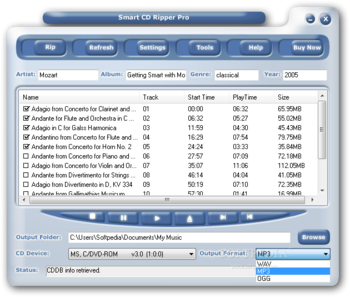 1 Smart CD Ripper PRO screenshot