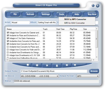 1 Smart CD Ripper PRO screenshot 4