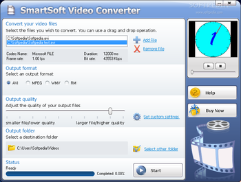 1 SmartSoft Video Converter screenshot