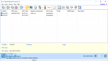 10-Strike Network Scanner screenshot