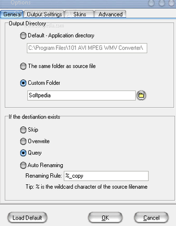 101 AVI MPEG WMV Converter screenshot 3