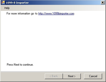 1099-B Importer screenshot