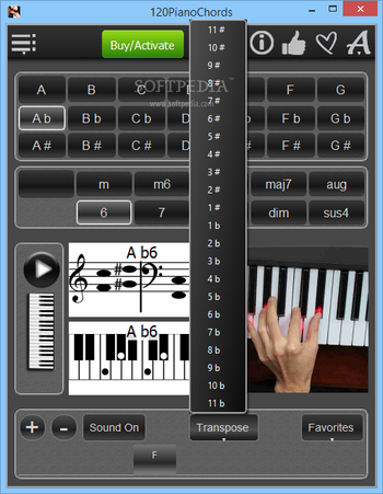 120PianoChords screenshot 2