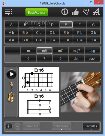 120UkuleleChords screenshot