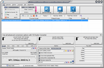 123 Audio Converter screenshot 3