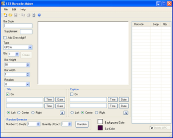 123 Barcode Maker screenshot