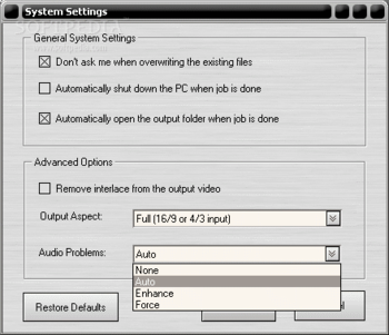 123 DVD to Zune screenshot 2