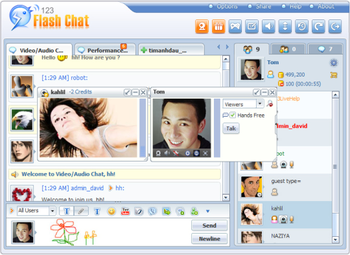 123 Flash Chat Server  screenshot