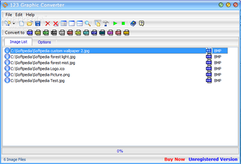 123 Graphic Converter screenshot